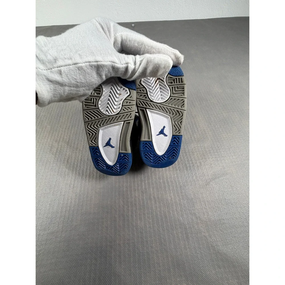 Jordan 4 Retro Black Royal Blue Toddler Shoes Size 6C